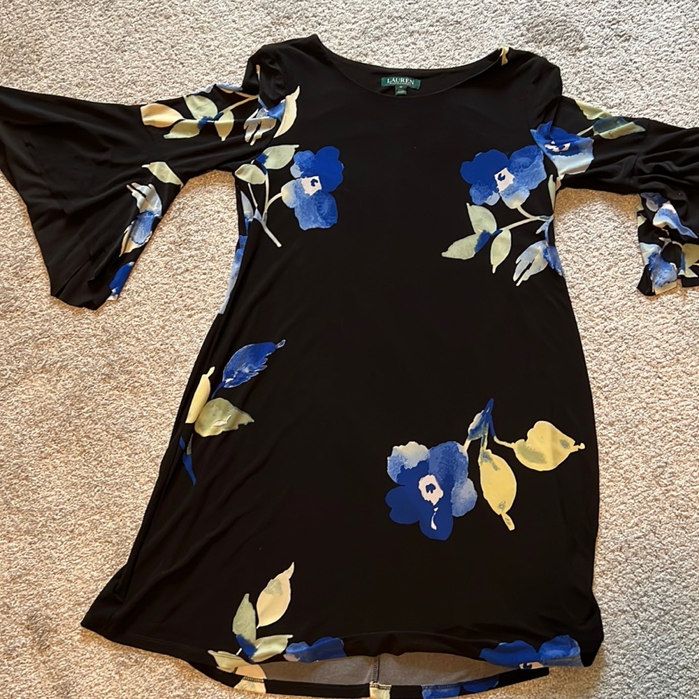 Ralph Lauren, slip on dress with flare arms, size 12